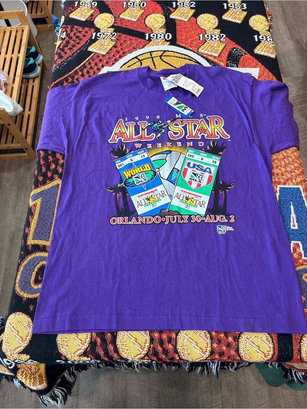 1998 MLS All-Star Weekend Orlando shirt PRO player NWT